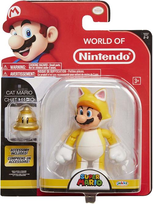 Figurine Super Mario Chat Mario Avec Super Clochette