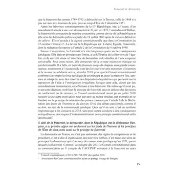 La fraternité, notre combat !