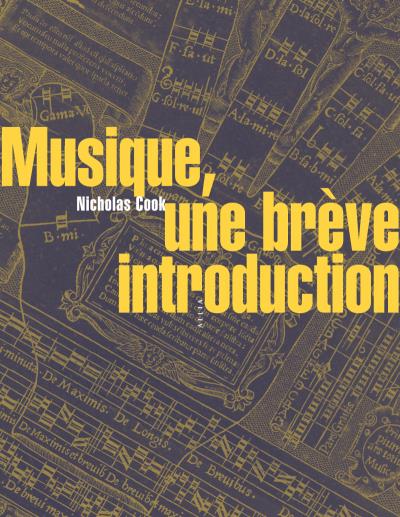 Musique, une breve introduction - Nicholas Cook - broché