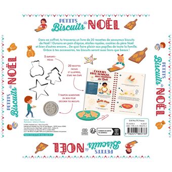 Petits biscuits de Noël - coffret avec emporte pièces