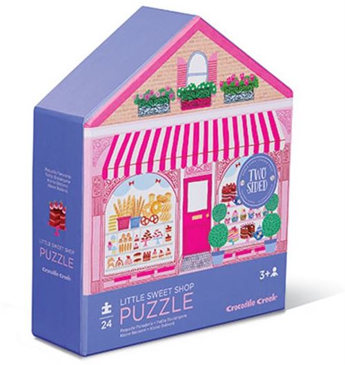 24 PC 2-SIDED HOUSE/SWEET SHOP