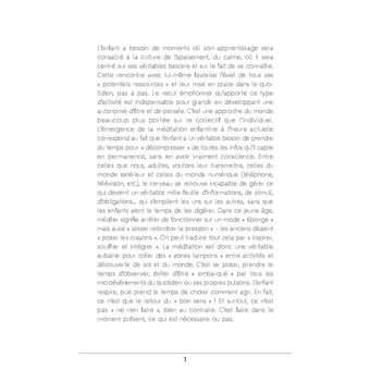 Petites méditations pour les enfants