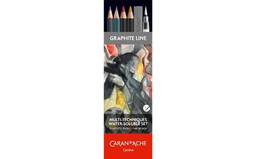Set de 13 aquarelles Caran d'Ache Multi techniques