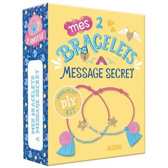 Mon petit kit diy - mes 2 bracelets à message secret