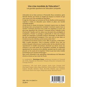 Une crise mondiale de l'éducation ?