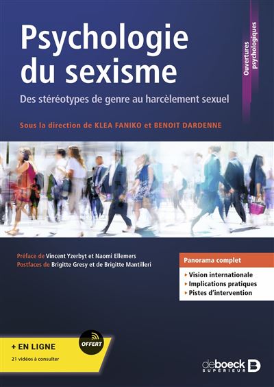 Psychologie du sexisme - Vincent Yzerbyt - broché
