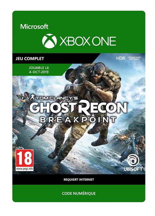 Code de téléchargement Tom Clancy’s Ghost Recon Breakpoint Xbox One
