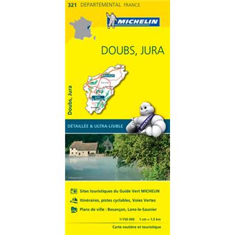 Doubs Jura Echelle 1 150 000 Broche Collectif Michelin Achat Livre Fnac