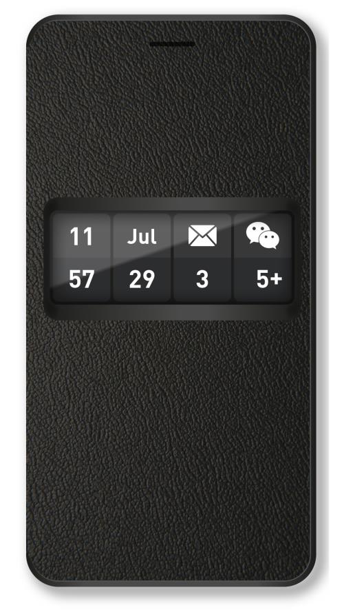 WIKO FND FOLIO WIBOARD U'FEEL NOIR
