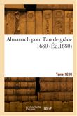 Almanach pour l'an de grâce 1680