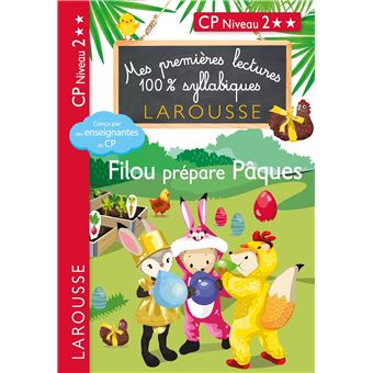 Premières lectures syllabiques - Filou prépare Pâques