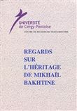 Regards sur l'Heritage de Mikhail Bakhtine