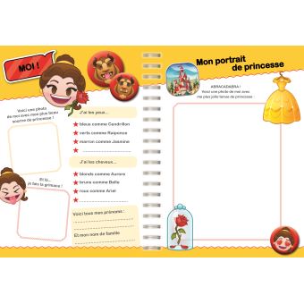 Disney Emoji Le journal de mes 8 ans (Princesses)