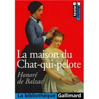 La Maison Du Chat Qui Pelote Poche Honore De Balzac Achat Livre Fnac