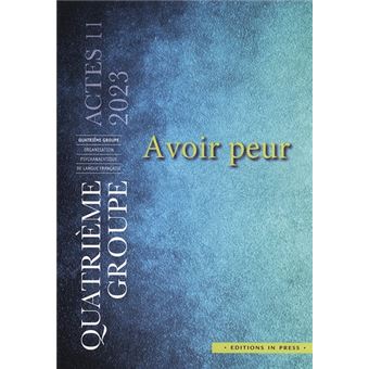 Avoir peur