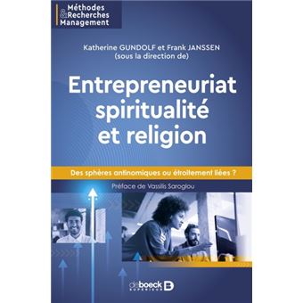 Entrepreneuriat, spiritualité et religion