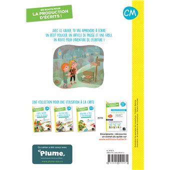 En route pour la production d'écrits CM - Policier, fable et art. de presse - 2023 - Cahier élève