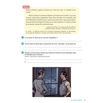 En route pour la production d'écrits CM - Policier, fable et art. de presse - 2023 - Cahier élève