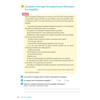 En route pour la production d'écrits CM - Policier, fable et art. de presse - 2023 - Cahier élève