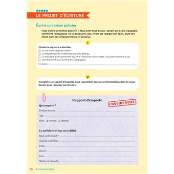 En route pour la production d'écrits CM - Policier, fable et art. de presse - 2023 - Cahier élève