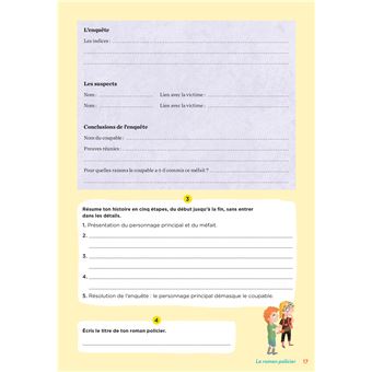 En route pour la production d'écrits CM - Policier, fable et art. de presse - 2023 - Cahier élève