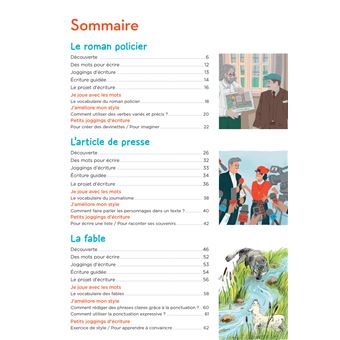 En route pour la production d'écrits CM - Policier, fable et art. de presse - 2023 - Cahier élève