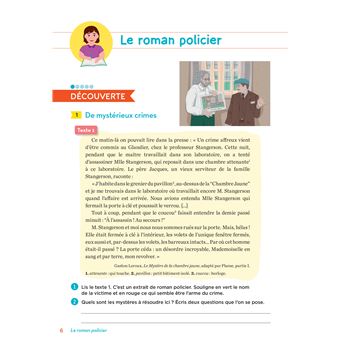 En route pour la production d'écrits CM - Policier, fable et art. de presse - 2023 - Cahier élève