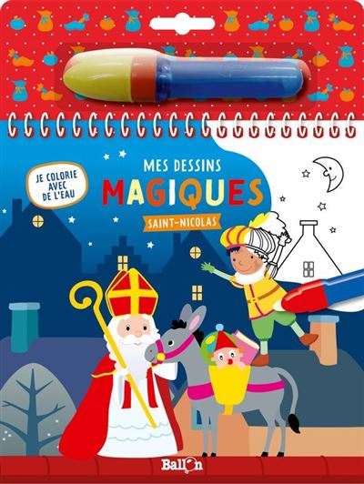 Je Colorie Avec De L Eau Saint Nicolas Broche Collectif Achat Livre Fnac