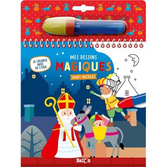 Je Colorie Avec De L Eau Saint Nicolas Broche Collectif Achat Livre Fnac