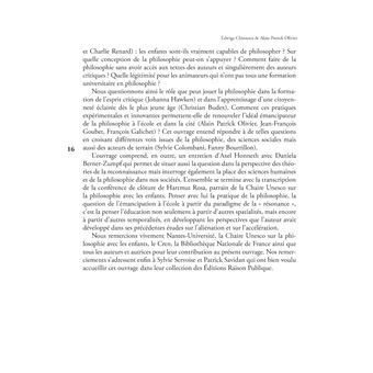 La Philosophie avec les enfants