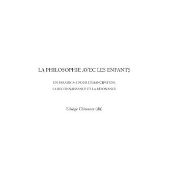 La Philosophie avec les enfants