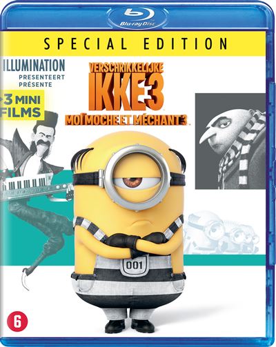 Verschrikkelijke Ikke 3 (Despicable Me 3) BIL Bluray