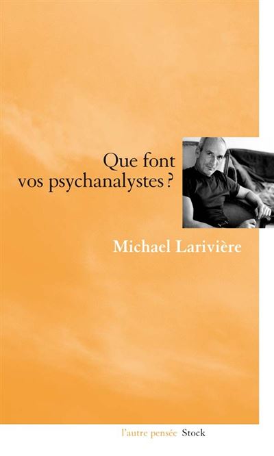 Que font vos psychanalystes ? - Michael Larivière - broché
