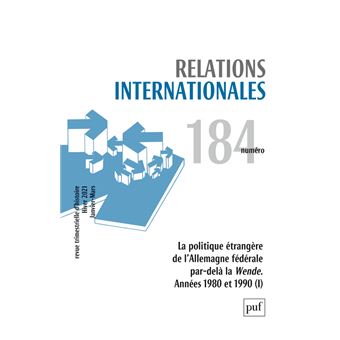 Relations internationales 2020, n.184