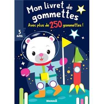 Mon livret de gommettes (Ourson espace)
