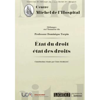 Melanges en l honneur du professeur dominique turpin