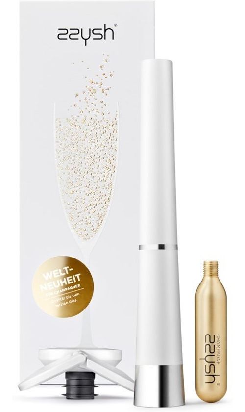 ZZYSH CHAMPAIGN WINE PRESERVER STATER KIT WHITE
