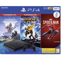 PS4 500GB 3 Hits Spider/Horizon/Ratchet