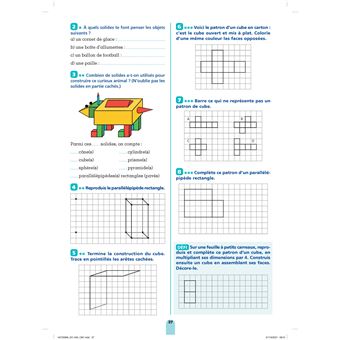 Les cahiers Bordas - Cahier de maths CM1