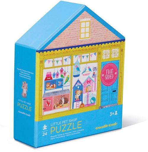 24 PC 2-SIDED HOUSE/LITTLE PET SHOP (NEW