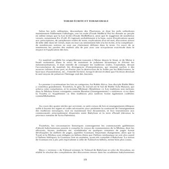 La Torah en texte intégral : Les cinq premiers livres de la Bible hébraïque