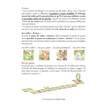 Calinours à l'école des buissonades - le jeu