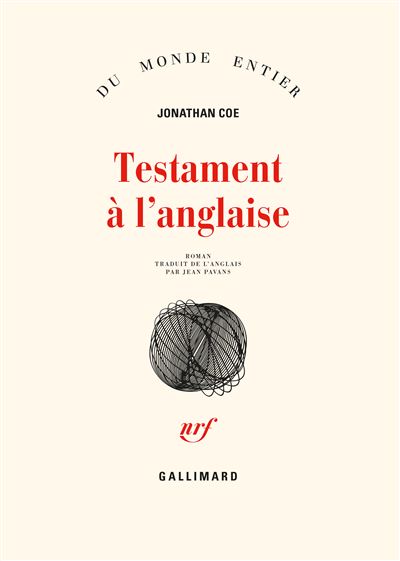 Testament à l'anglaise - Jonathan Coe - broché