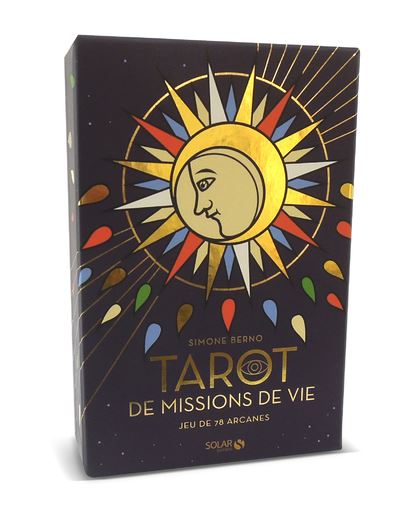 Coffret Tarot de missions de vie - Jeu de 78 arcanes - Simone Berno - Boîte ou accessoire