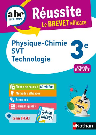 abc reussite physique chimie svt tecnologie  brevet  broche