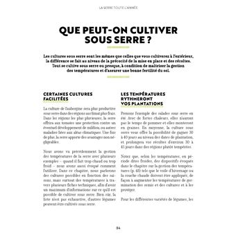 Cultiver en serre pour récolter toute l année