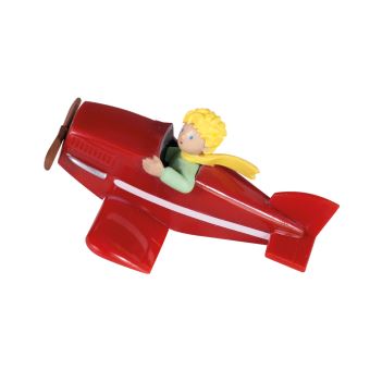 Figurine Le Petit Prince - Renard en avion - 7 cm