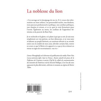 La noblesse du lion