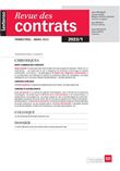 Revue des contrats 1-2023