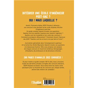 Préparer et réussir les concours des écoles d'ingénieurs Post-bac